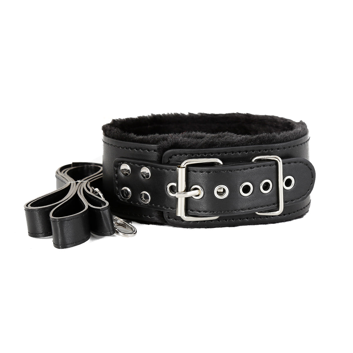 Classic Beginner's Set 7 Teile  (fur cuffs,ball gag,whip,collar,eye mask,10 M rope)