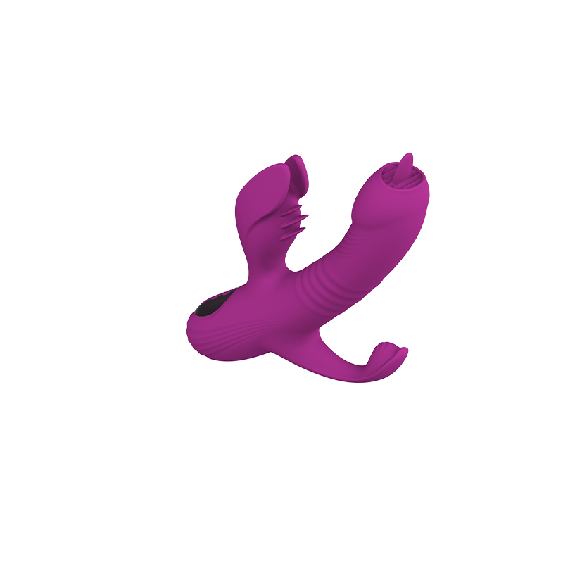 Pia - Rabbit Vibrator mit Zunge und Stoßfunktion