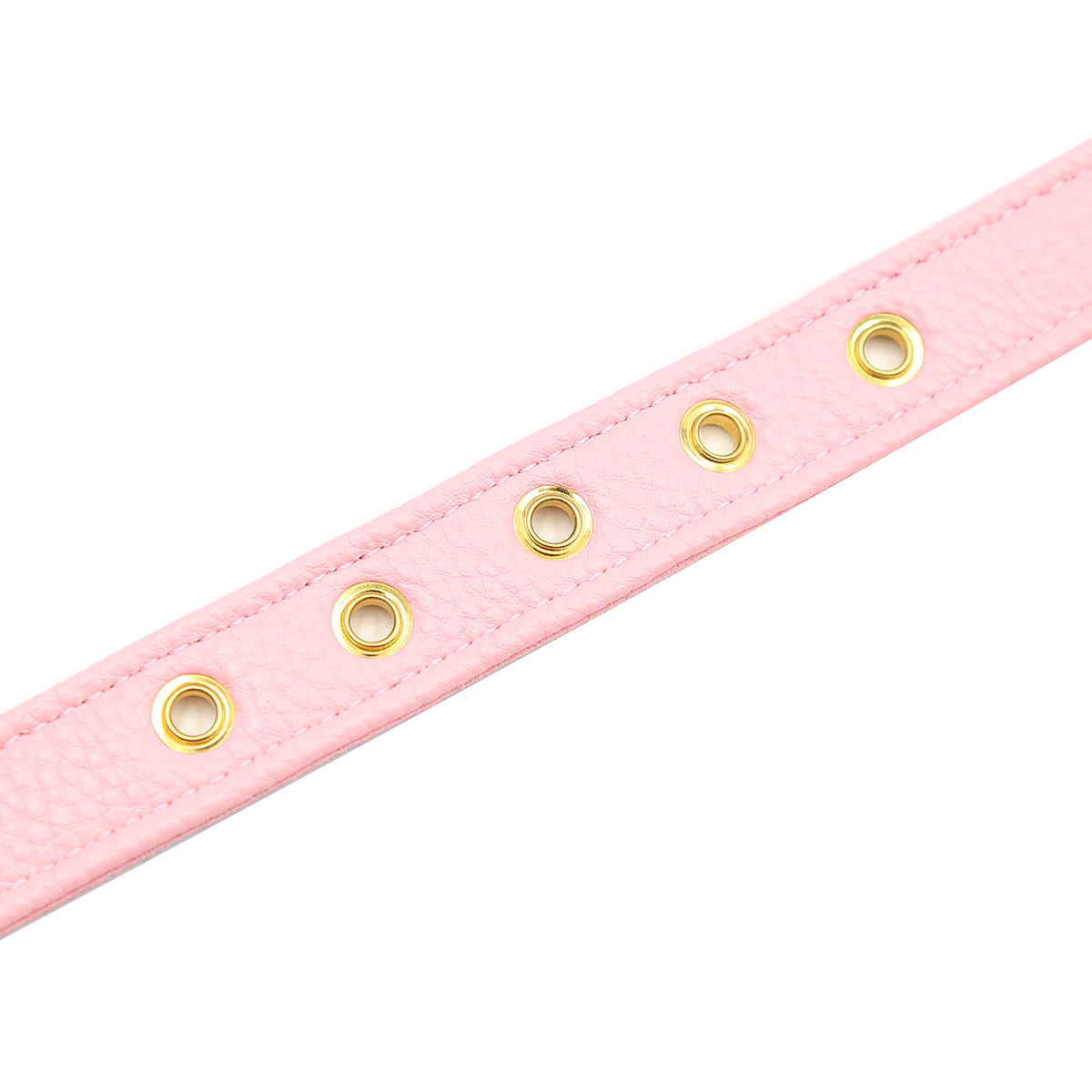 Golden Kitty Cat Bell Collar rosa