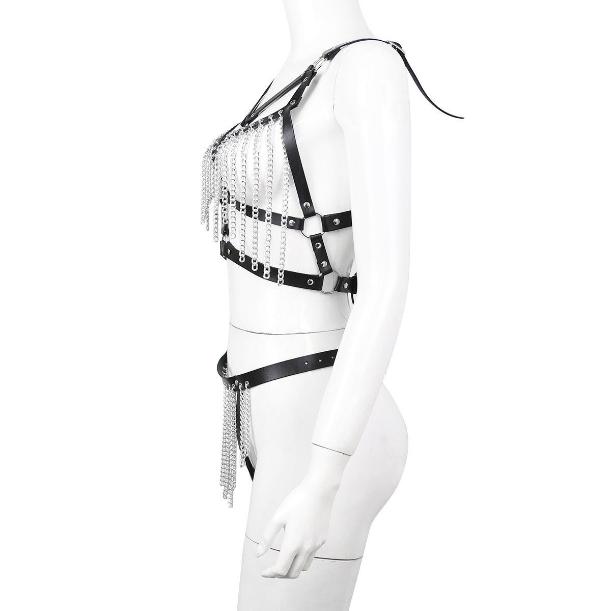 Chain Decoration Strap Women Set