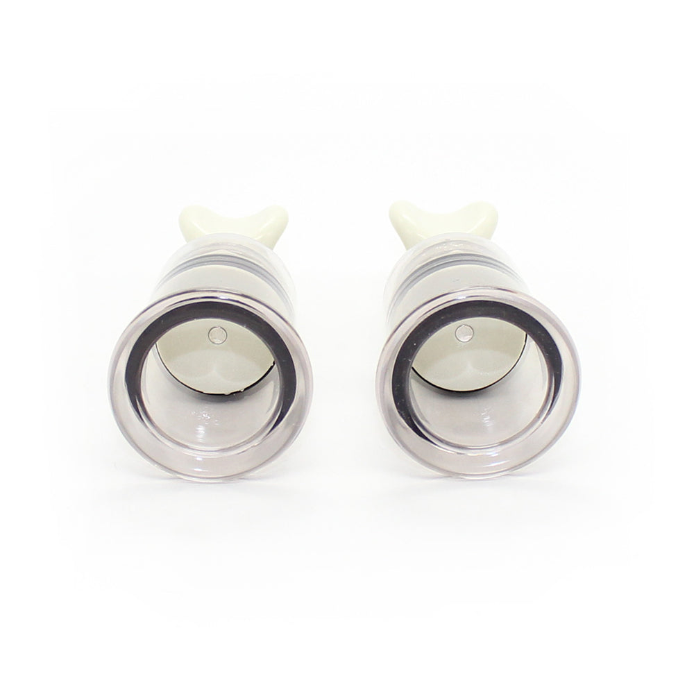 Vakuum Dreh Nippelsauger , 1 TEIL weiß