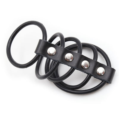 Penis und Hodenring 5 Ringe