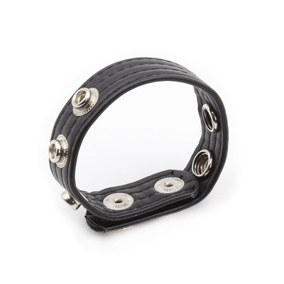 Penisgurt in Lederlook mit Nieten