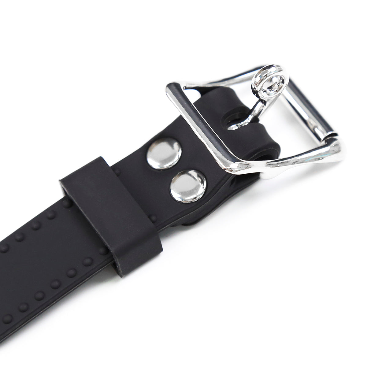 Mundknebel mit Dildo aus Silikon und Schlossschnalle