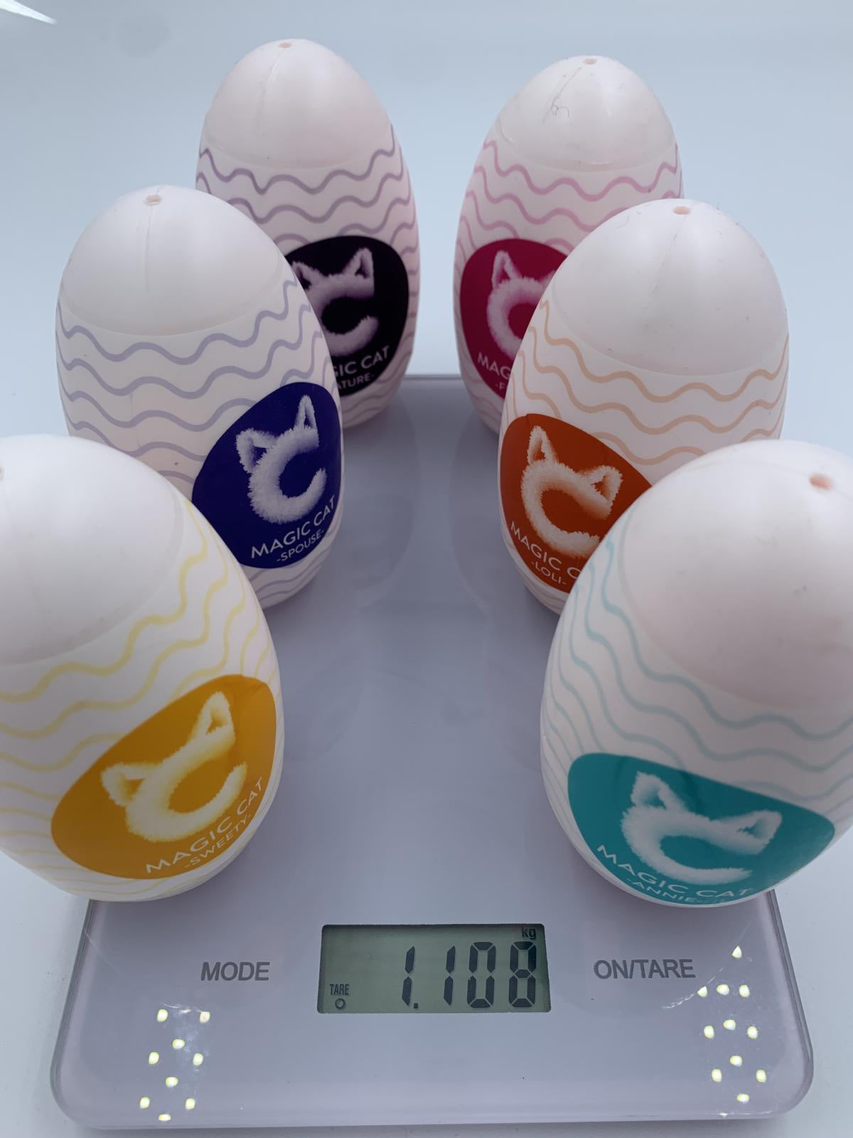 PUSSY ME - 6er Set Masturbator (mehrfach verwendbar)