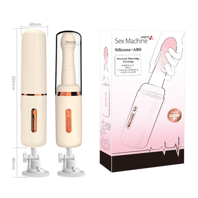 Gaudi – Motorisierter Stoß-Vibrator-Dildo mit Wärmefunktion