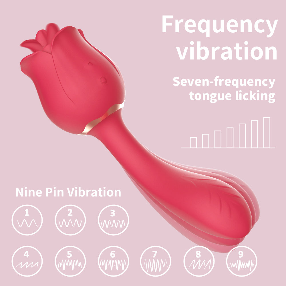 RO ME Vibrator mit vibrierenden Zunge