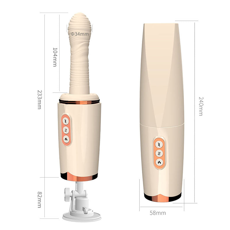 Dalma – Motorisierter Realistik-Vibrator mit Wärmefunktion