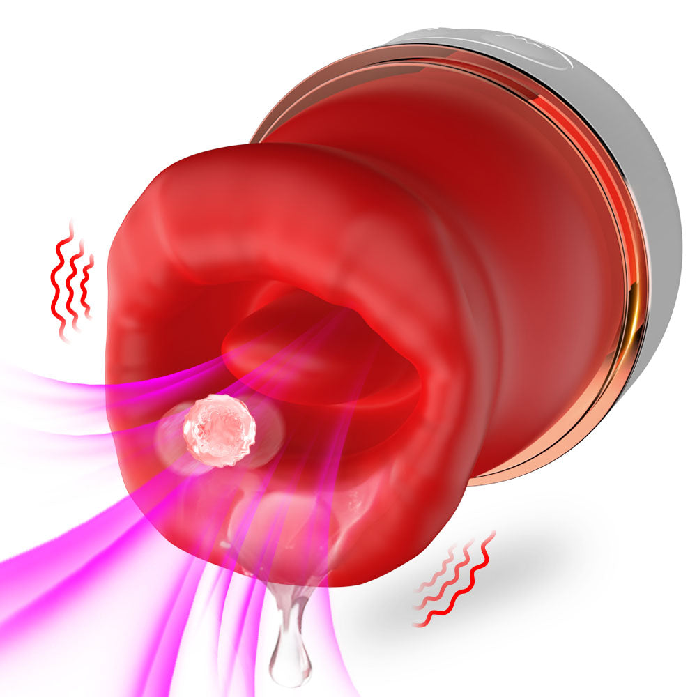 Pleasure Place Leck- und Vibrator Toy - 10 Funktionen, Soft-Silikon