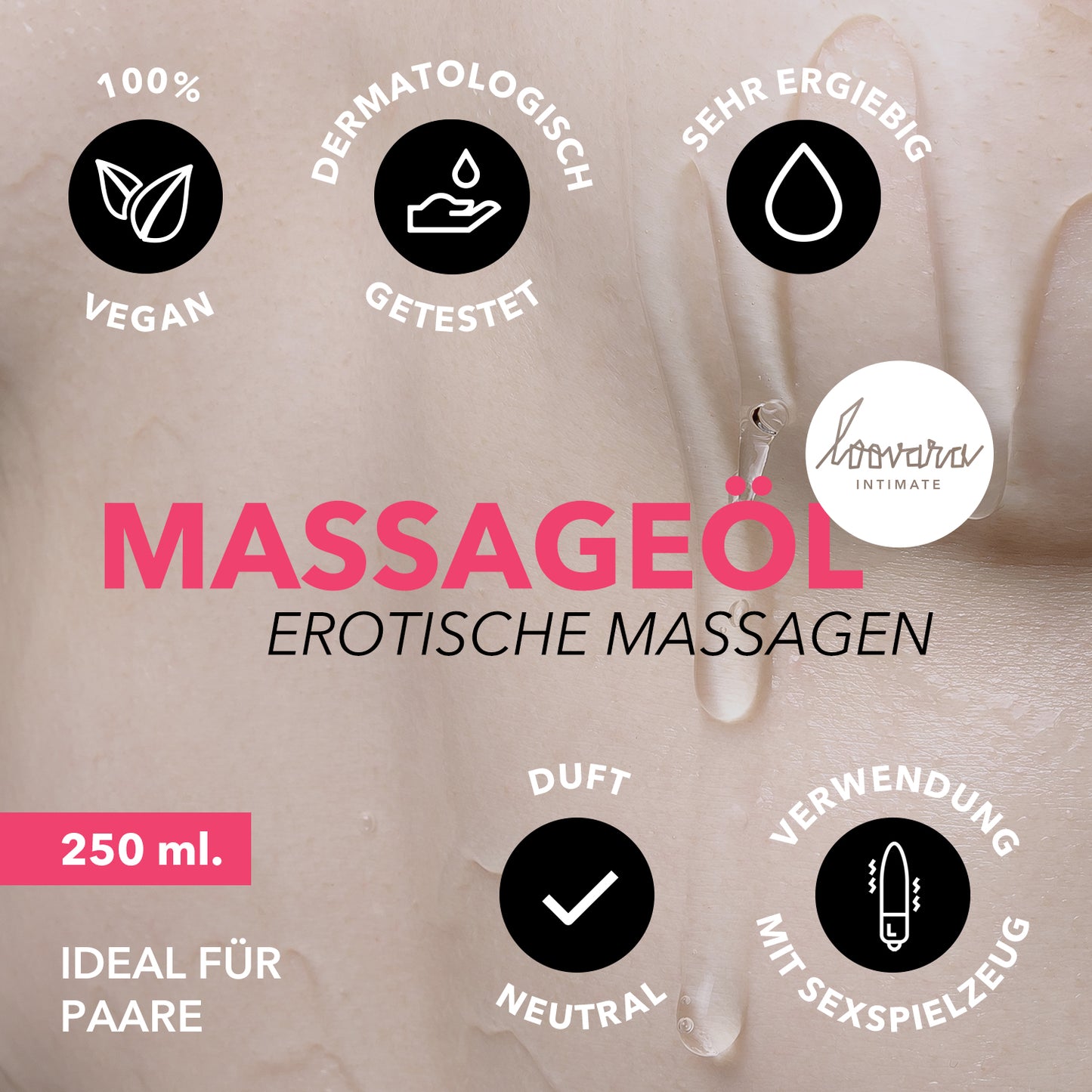 Duftneutrales Massageöl - 250 ml