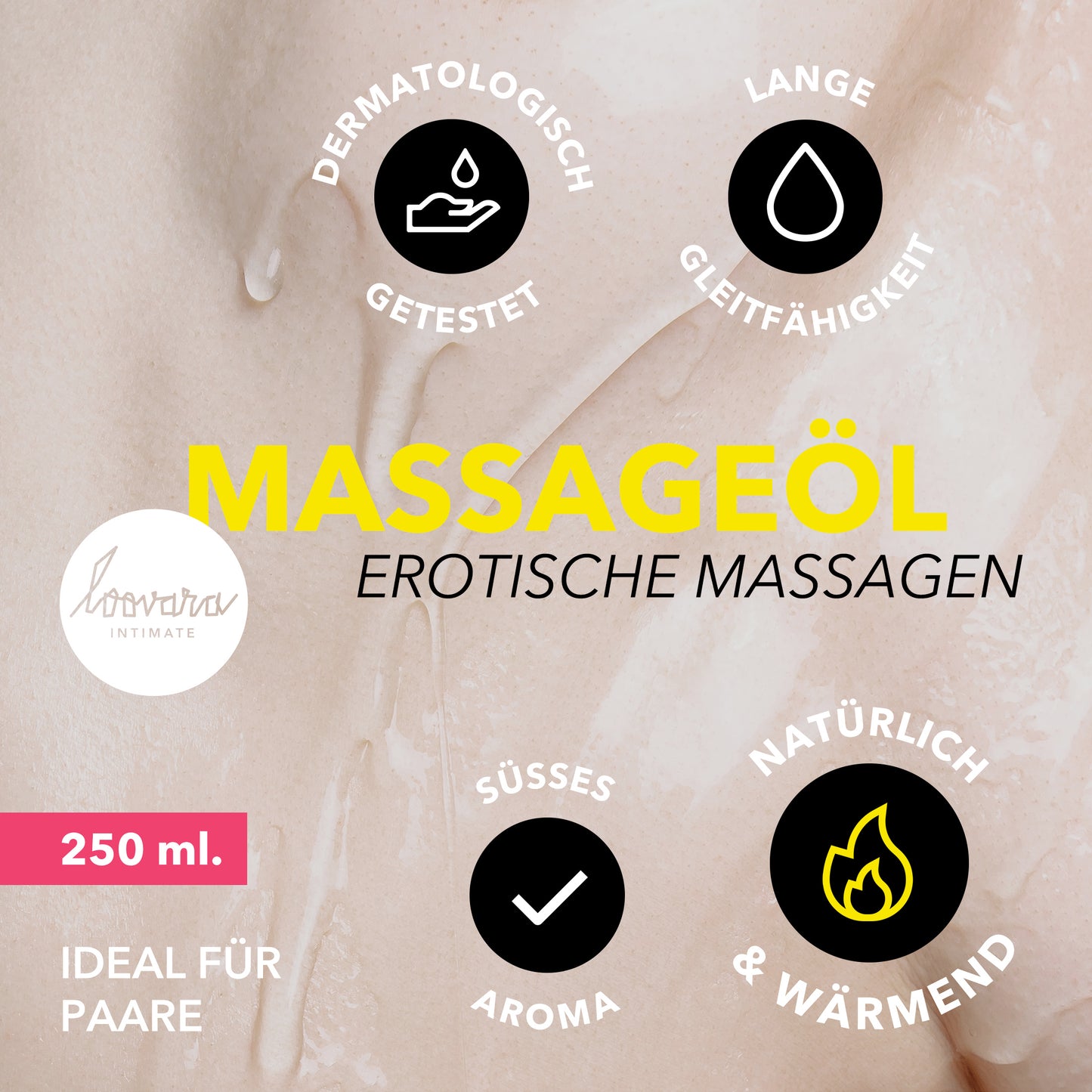 Wärmendes Massageöl - 250 ml