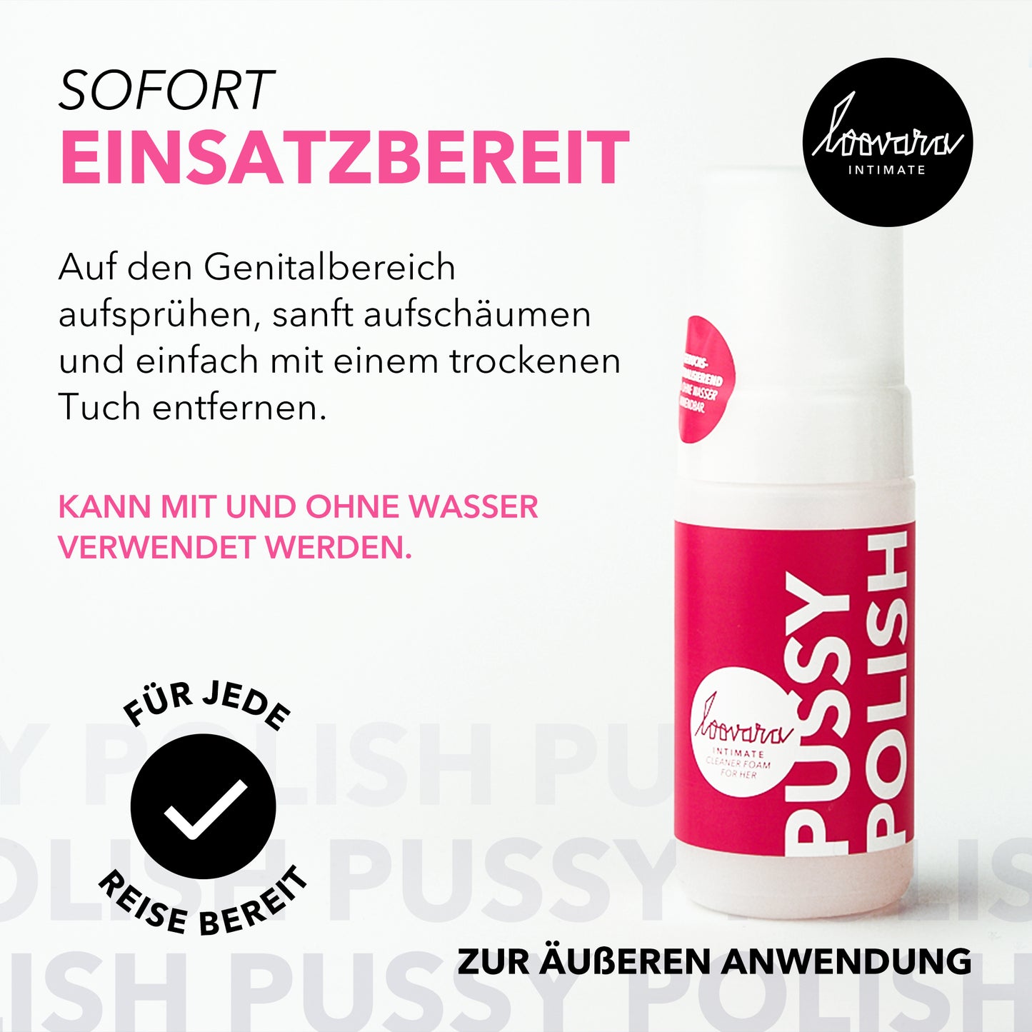 Loovara Pussy Polish -Waschschaum -100 ml