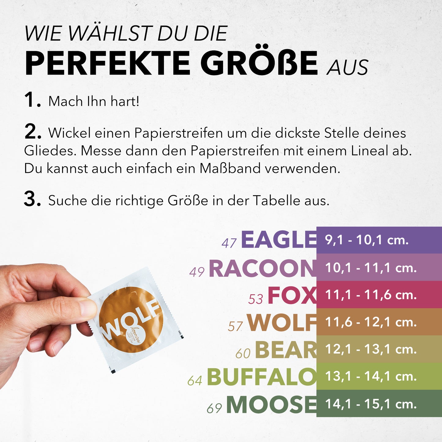 Kondom - Größe 57, 12er Pack