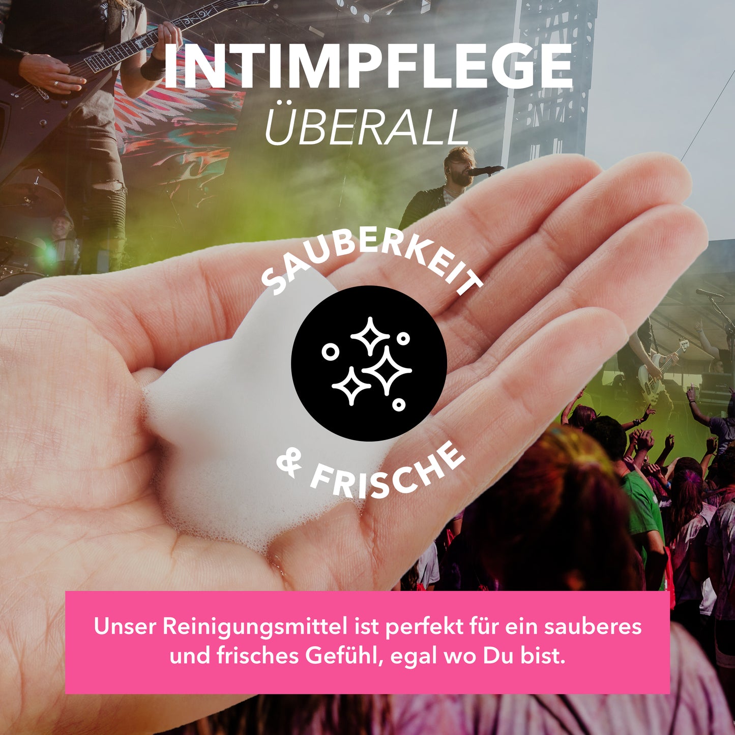 Loovara Pussy Polish - Wacken Edition- Intim-Waschschaum für Sie - 100 ml