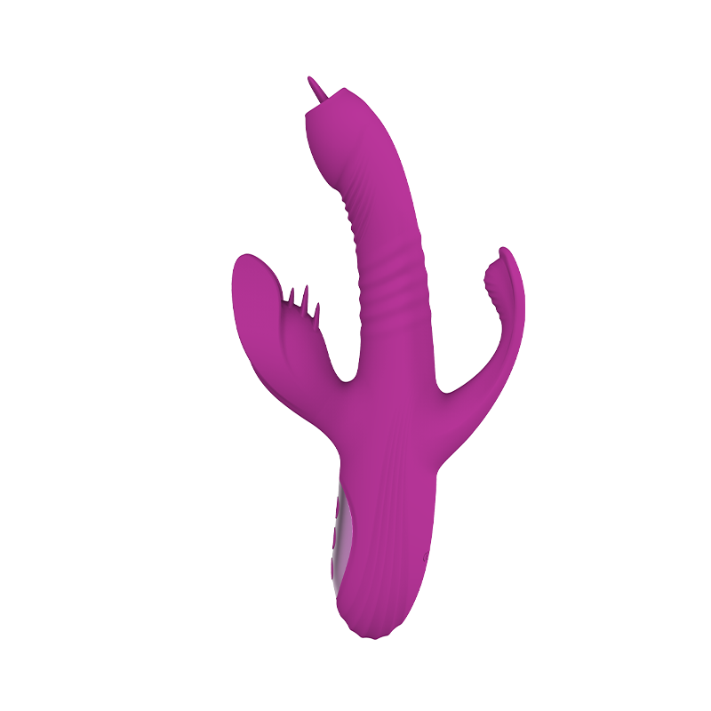 Pia - Rabbit Vibrator mit Zunge und Stoßfunktion