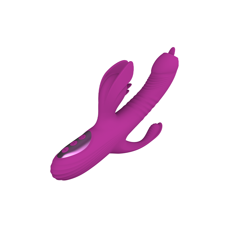 Pia - Rabbit Vibrator mit Zunge und Stoßfunktion