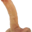 Flexi Biegewinkel Dildo - realistischer Dildo aus Silikon 18,5cm