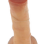 Flexi Biegewinkel Dildo - realistischer Dildo aus Silikon 18,5cm