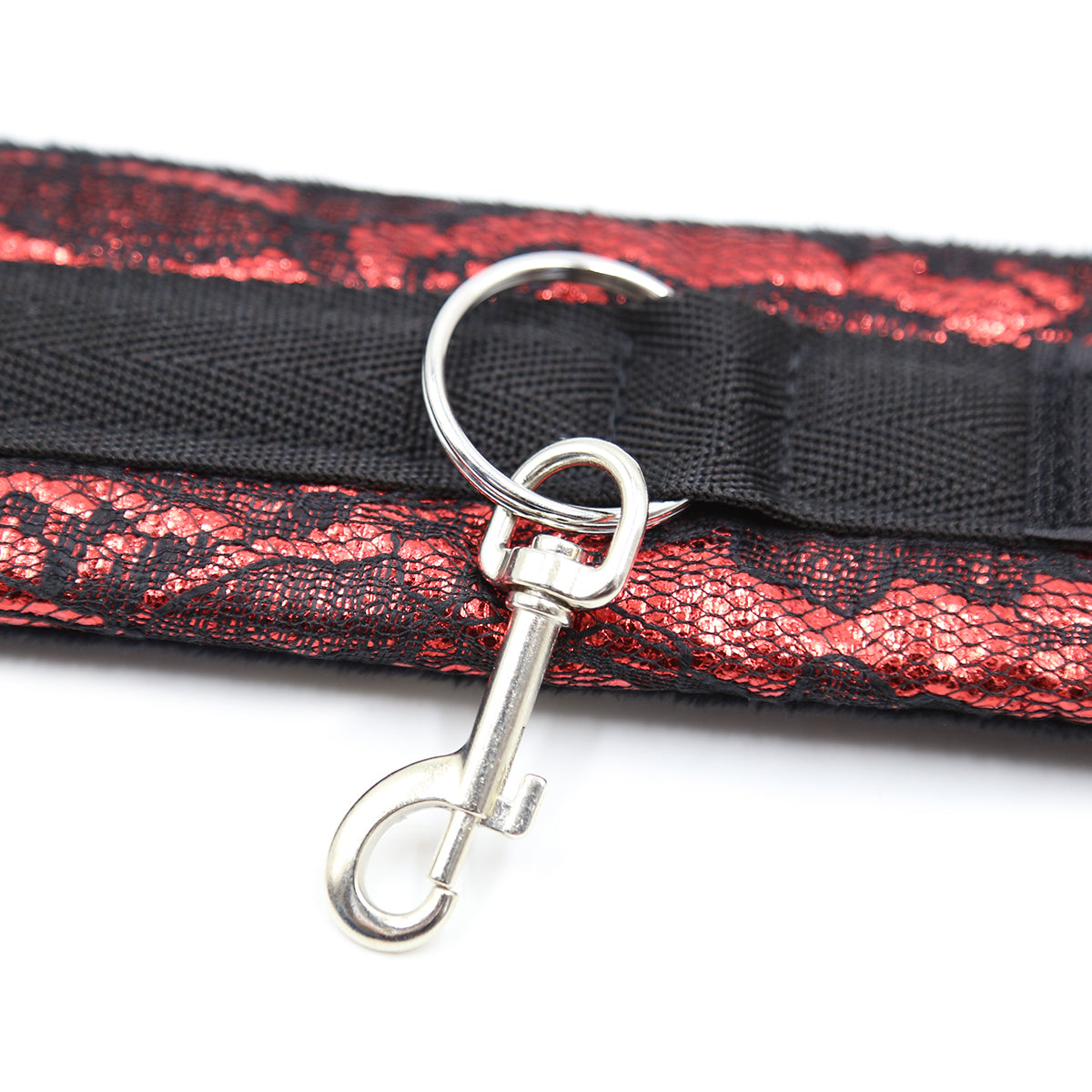 Dian - Handfesseln rot / schwarz- Nylon