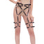 Bondage Strap Leg Harness mit doppelte Riemen am Bein