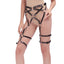 Bondage Strap Leg Harness mit doppelte Riemen am Bein
