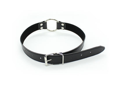 Metal O-ring Gag with pu strap