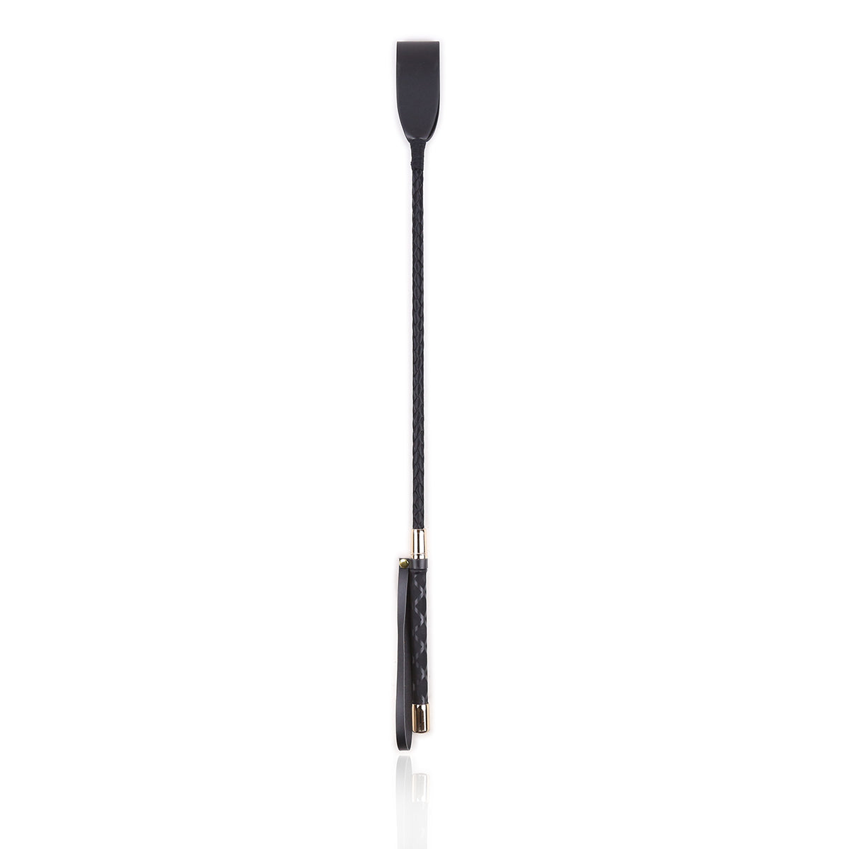Giuliana - stilvolle PU Gerte (Golden Metal) L