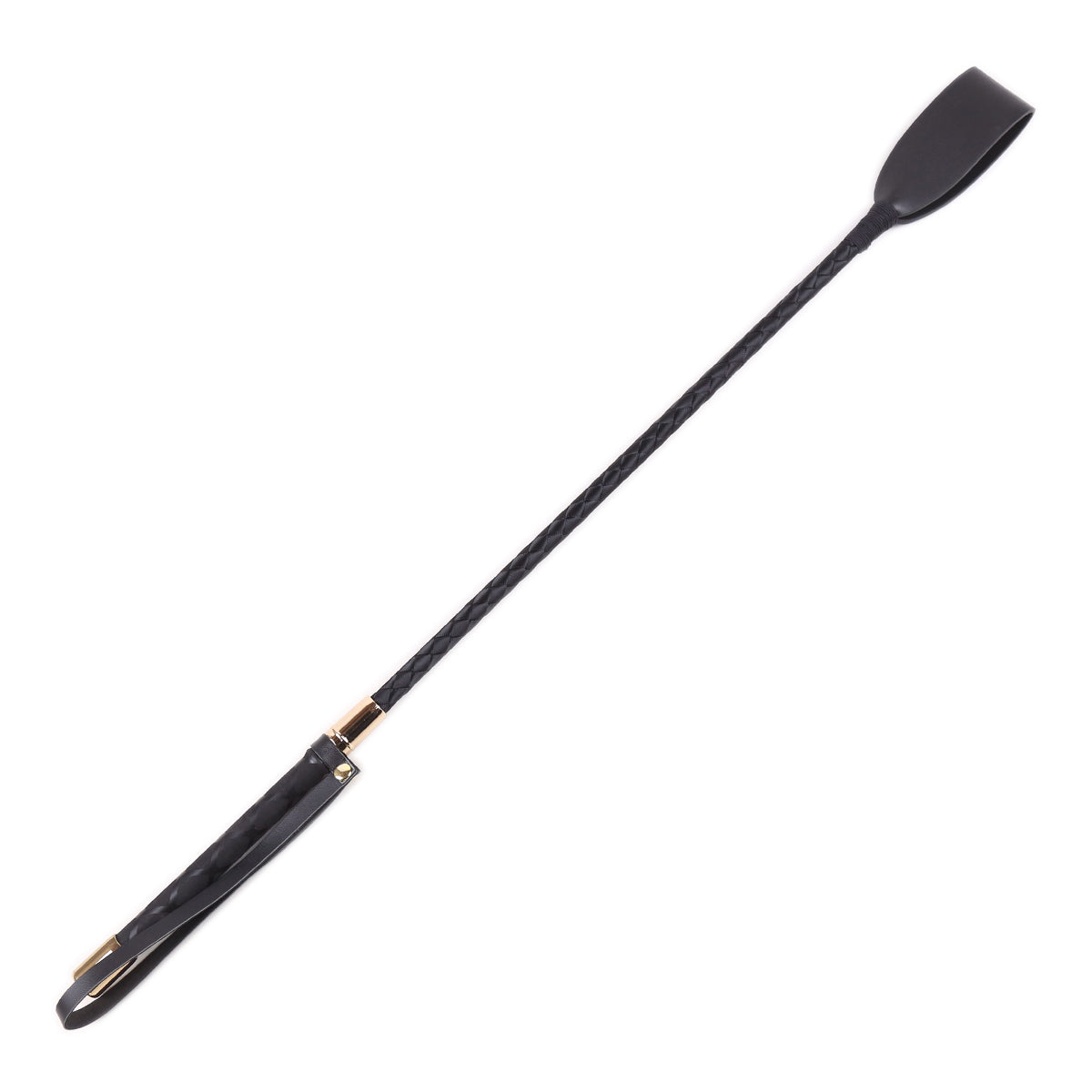 Giuliana - stilvolle PU Gerte (Golden Metal) L