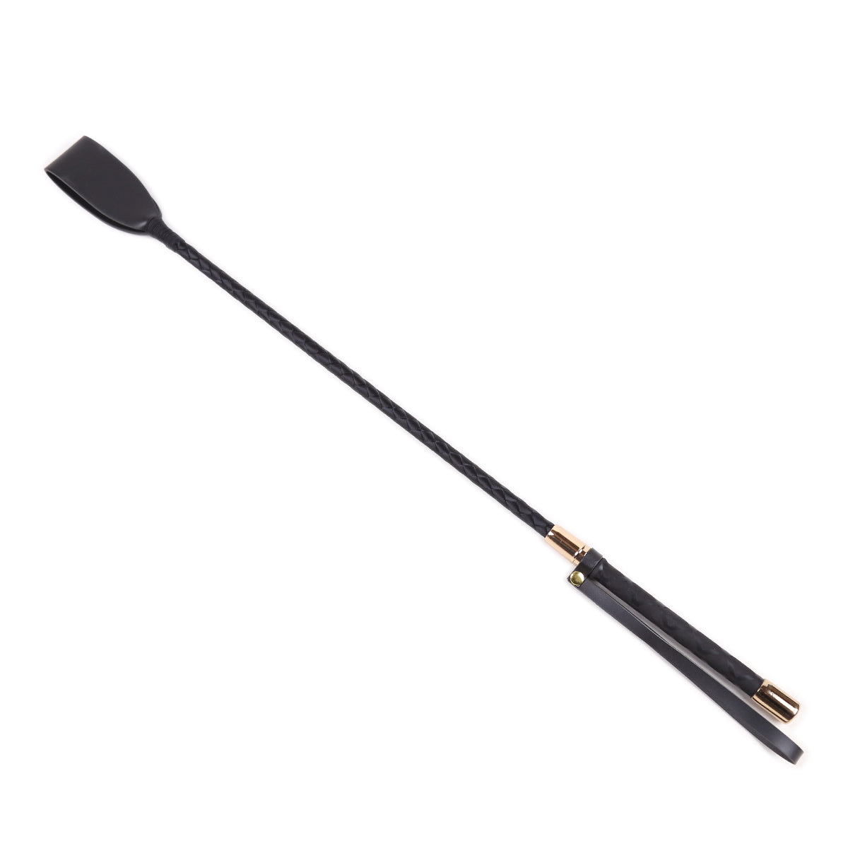Giuliana - stilvolle PU Gerte (Golden Metal) L