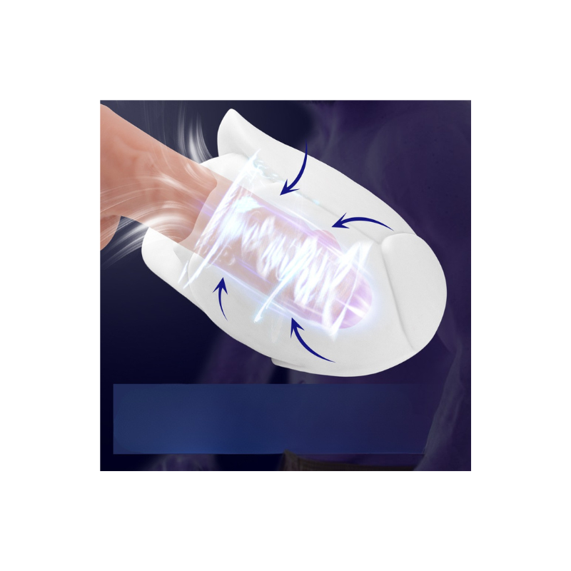 Pleasure Place - Weicher Silikon Masturbator für Männer - Blütendesign, 3D-Struktur, wiederverwendbar & wasserdich