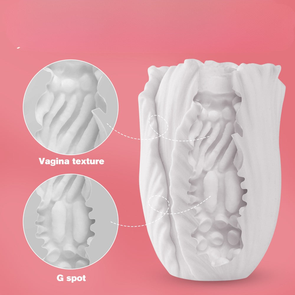Pleasure Place - Muschelförmiger Masturbator - realistisches 3D-Gefühl, Soft Silikon & hygienisch wiederverwendbar