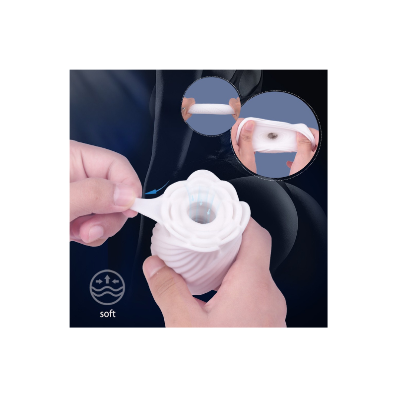 Pleasure Place - Realistischer Blüten-Masturbator - hautfreundliches Soft Silikon, diskret & mehrfach verwendbar