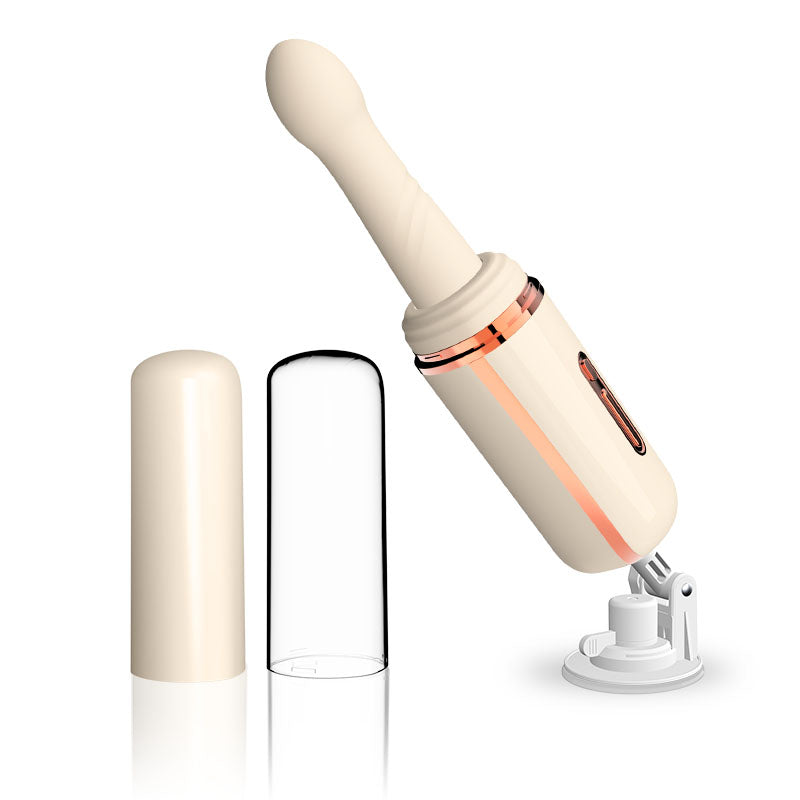 Gaudi – Motorisierter Stoß-Vibrator-Dildo mit Wärmefunktion