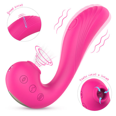 MY CLOUD - Vibrator mit Saugen und Klopfen