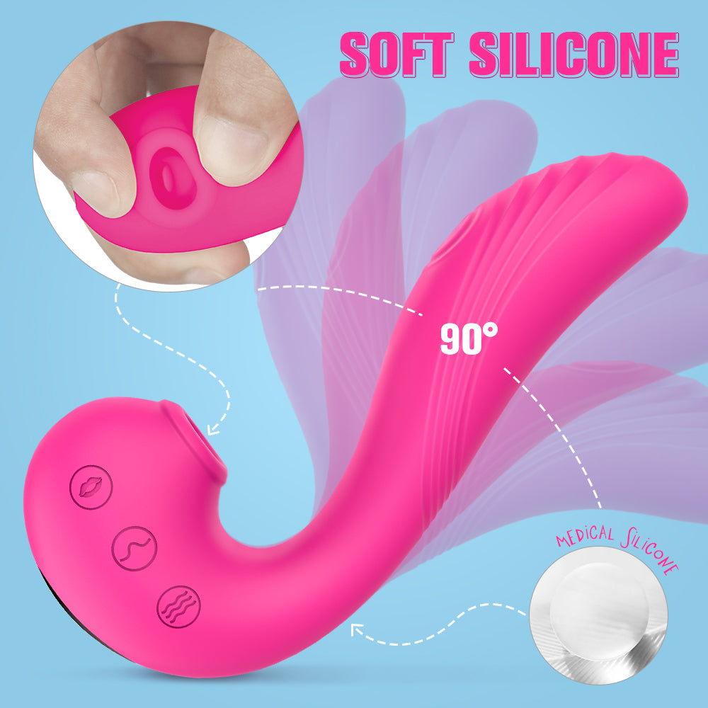 MY CLOUD - Vibrator mit Saugen und Klopfen