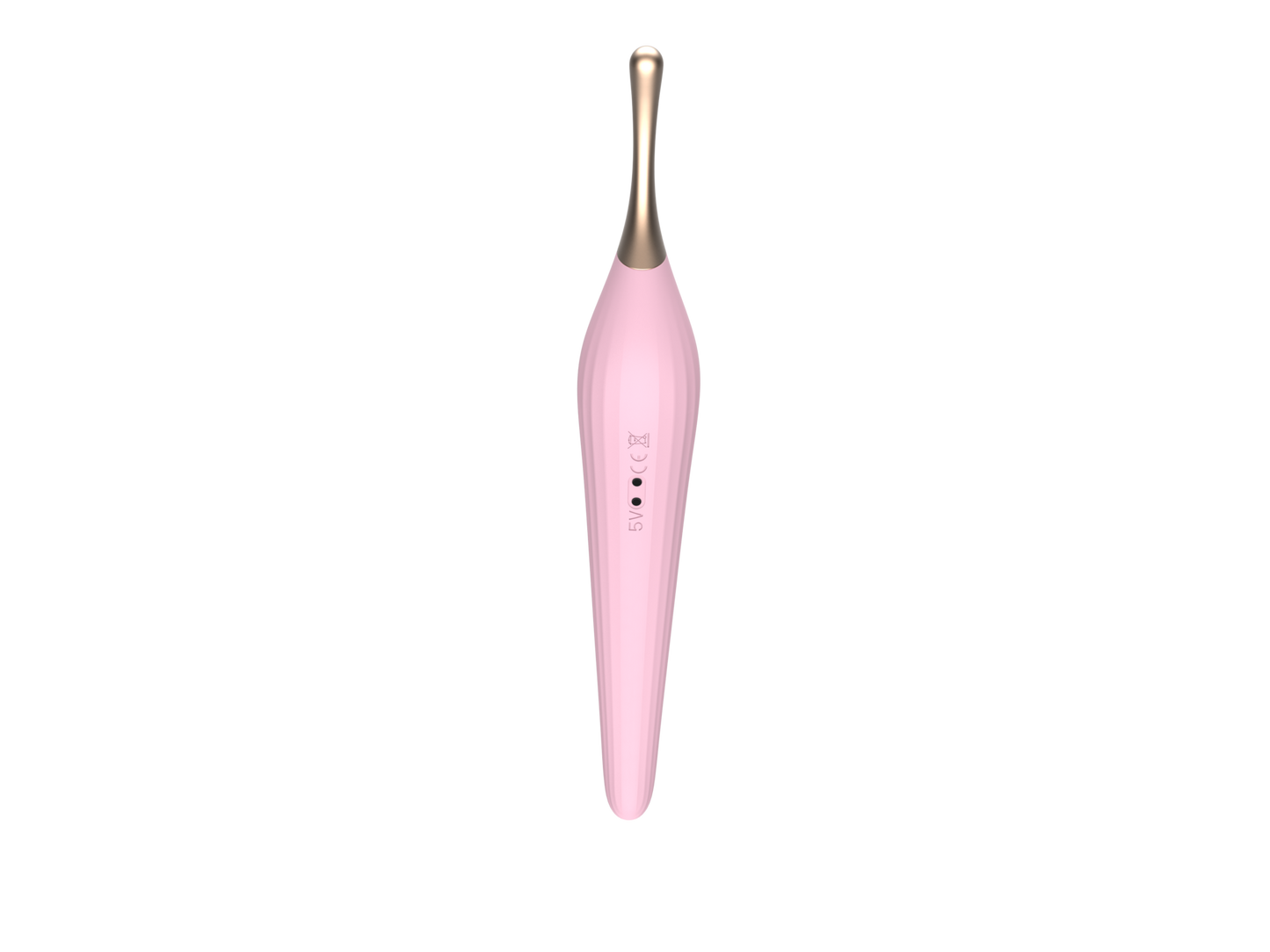 Vibro 12 Vibrator in Rosa, aus Silikon, Metall, ABS, mit USB-Aufladung, 9 Vibrationsmodi und wasserdicht nach IPX7. Auflegevibrator, Auflegvibrator , ähnlich DM 