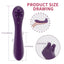 Vibro 15 - Vibrator mit 3 Vibrokugeln im Massagekopf