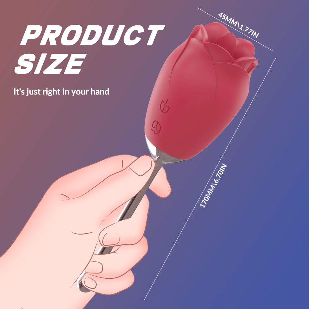 RO LUX - Vibrator mit vibrierende Zunge